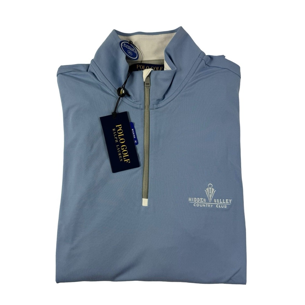 RLX Ralph Lauren X Hidden Valley Country Club Blue Performance Pullover M NWT
